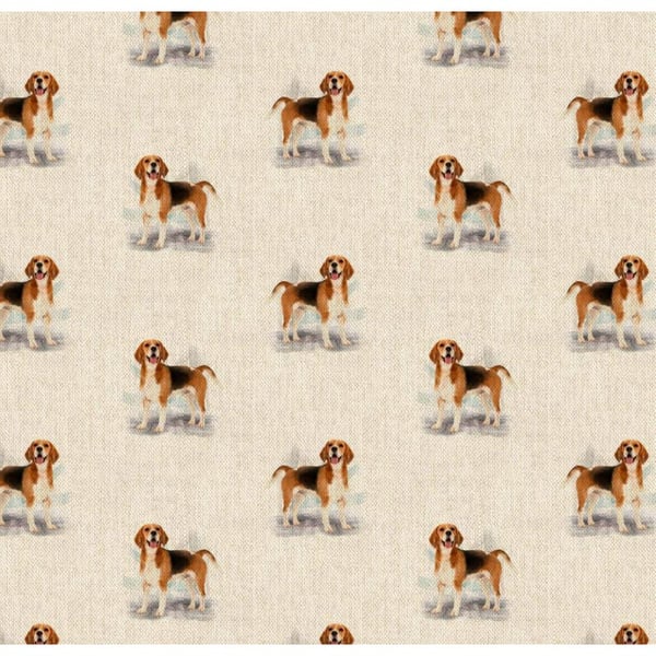 Beagle Draught Excluder 44 inches  by 15 inch Cotton