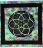 Rose Window B Pattern Art Quilt Panel - Image 2