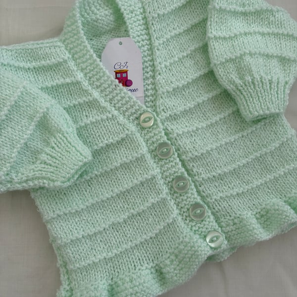 Baby Girls Frilled Cardigan