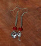 Steampunk Lock and Key earrings  - Image 5