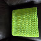 Reversible crochet cot blanket 