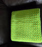 Reversible crochet cot blanket 