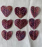 9 Free Motion Embroidery Heart Organza Embellishments Card Making Textiles - Image 5