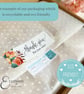 Handmade Floral Wooden Heart Bunting Garland. Emma Bridgewater Wildflowers - Image 7