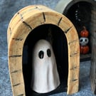 Ceramic Ghost Shrine Cute Home Decor 