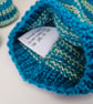 Designer Merino Wool Baby's Booties & Hat Set 0-3 months size - Image 4