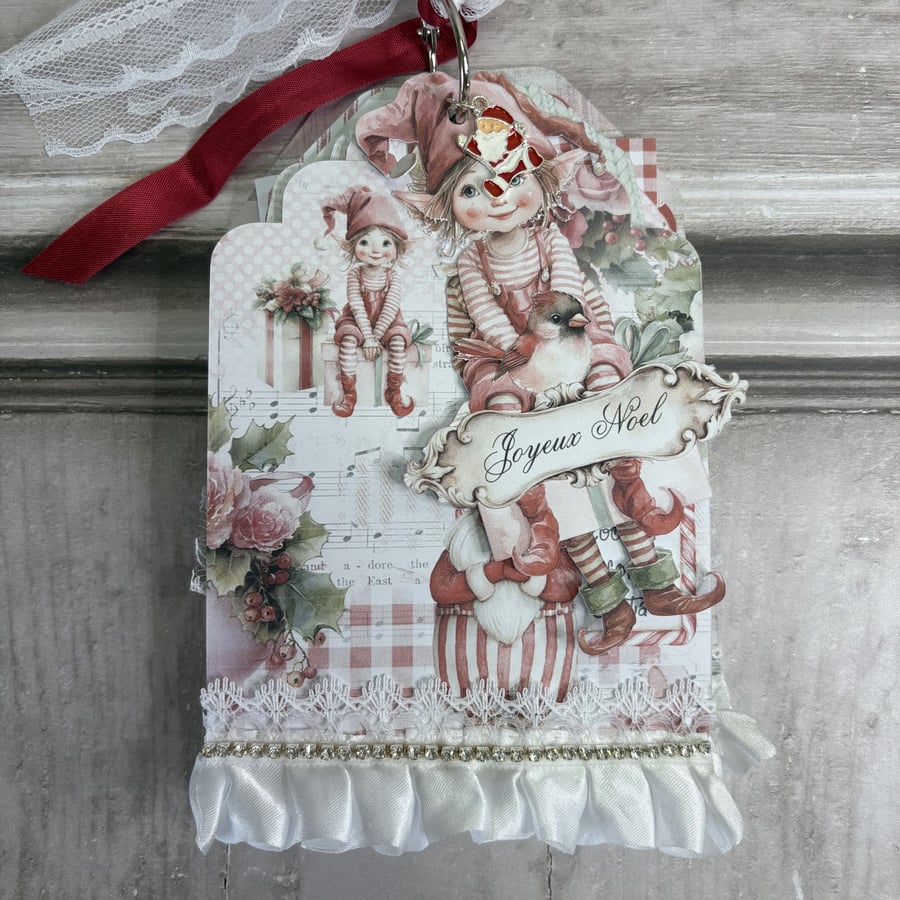 Tag Booklet (Christmas) by Carolee Crafts CR 0023