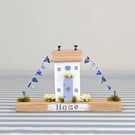 Handmade Tiny Oak Cottage Home Decor 'Home'