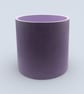 Large Statement 19cm Soft Lilac Purple Round Plant Pot - Image 8