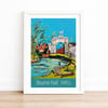 Ewell, Bourne Hall print - black frame