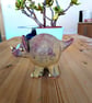 Ceramic triceratops, dinosaur ornament - Image 2