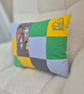 Baby Clothes Memory Pillow, Quilted Keepsake Cushion Handmade Custom Gift - Image 3