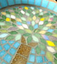 Spring Jewel Tree Mosaic Garden Bird Bath - Image 5