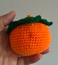 Handmade Crochet Orange Keychains (Set of 2) – Cute Citrus Fruit Bag Charms  - Image 2