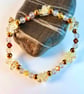 Citrine, Hematite, Agate & Crystal Bracelet, November Birthstone Jewellery Gift - Image 5