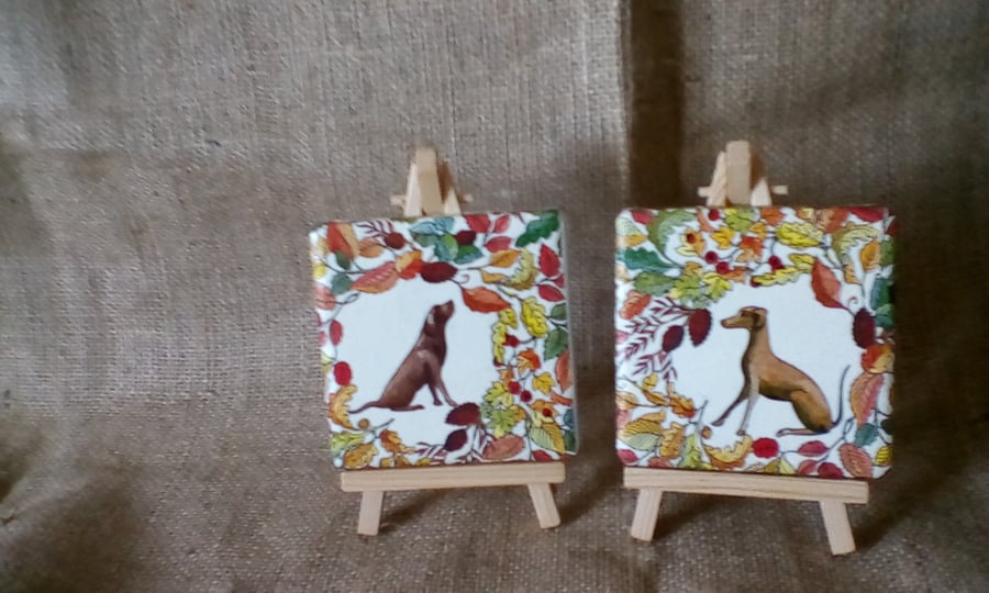 Coaster Set x 2 of Emma Bridgewater Inspired Design Heat Resistant 