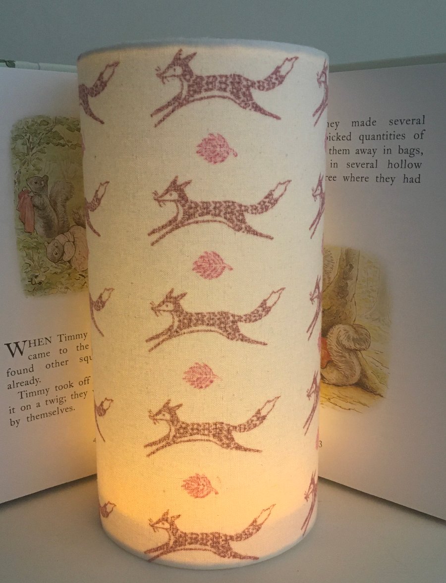 Leaping Fox -Handmade Children’s Night Light.
