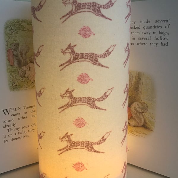 Leaping Fox -Handmade Children’s Night Light.