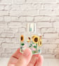 Reed Diffuser Bottle Hand Painted with Sunflowers  - Image 6