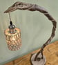 Natural rustic table lamp or bedside lamp - Image 7