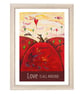 "Love Is All Around" print black frame - Image 2