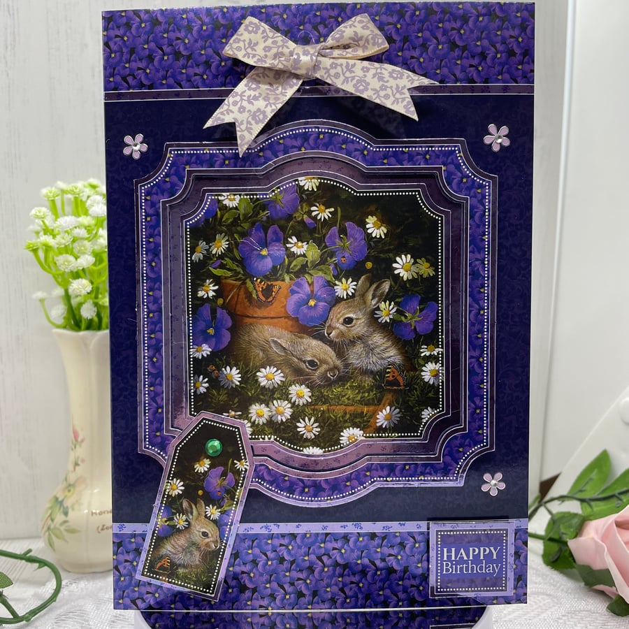 Midnight Garden Card Greeting Card C - 45
