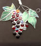 Unique Handmade 3D-Stained Glass Grapevine Suncatcher (D) - Image 2
