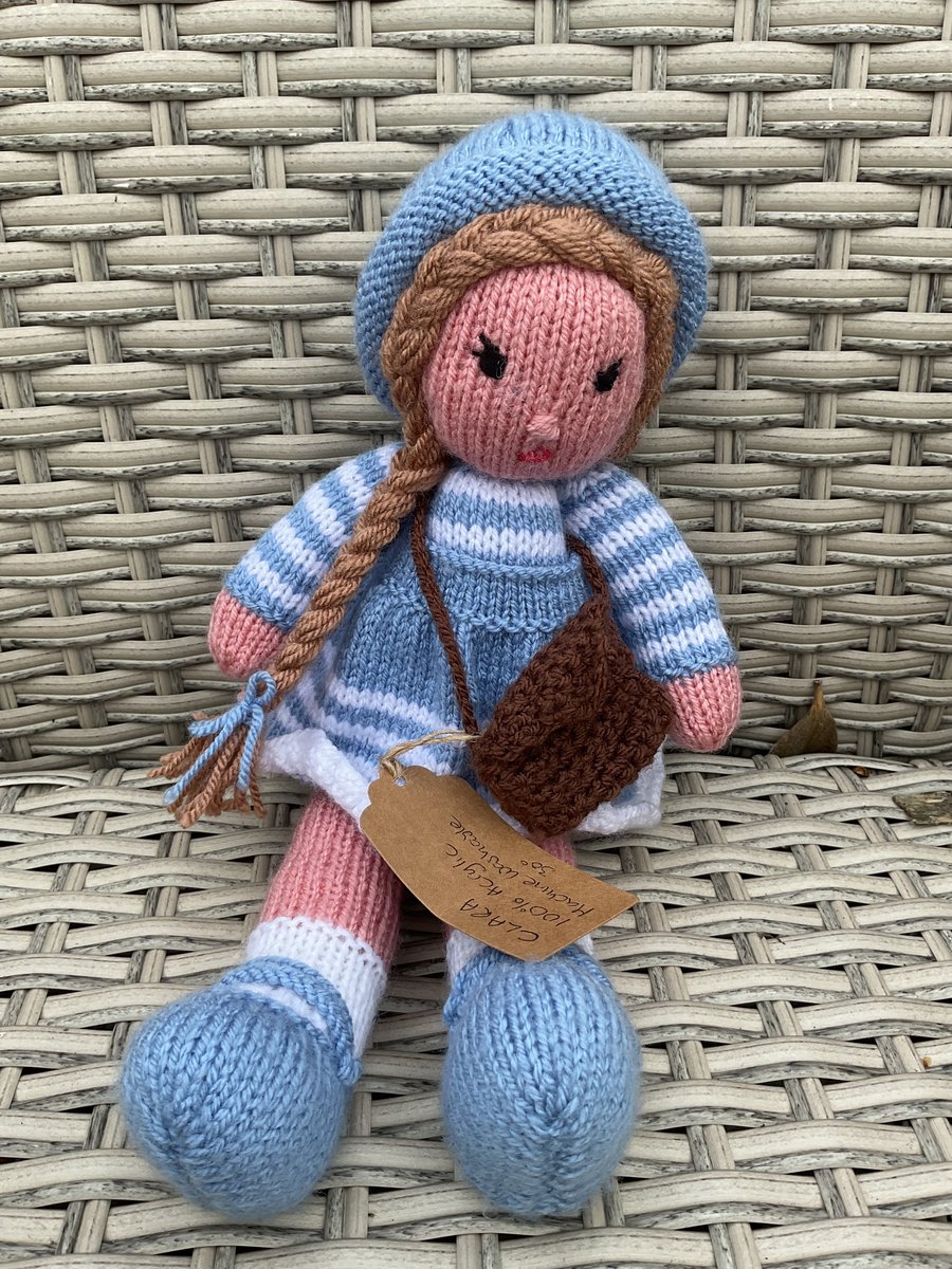 Hand knitted Doll