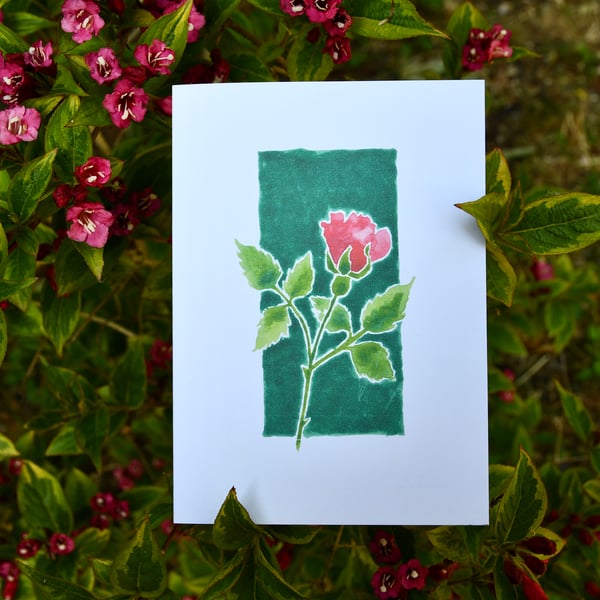 Rose Greetings Card