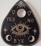 Ceramic Ouija Board Planchette - hanging ceramic decoration - Image 1