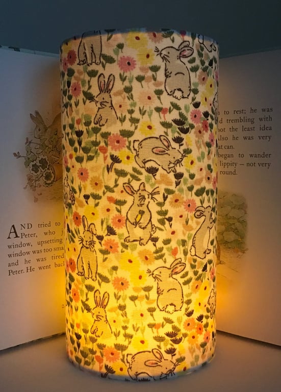 Bunny Hop- Handmade Children's Night Light 