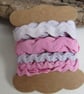 Pastel Cochineal Alkanet Natural Dye Pink Purple Cotton Ricrac Tape - Image 1