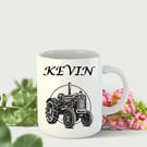 Personalised Tractor Mug For Him, Unique Gift For Men