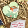 Robin Heart - Keepsake Christmas Gift Tag or Christmas Decoration