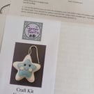 Kawaii Star felt hand sewing craft kit