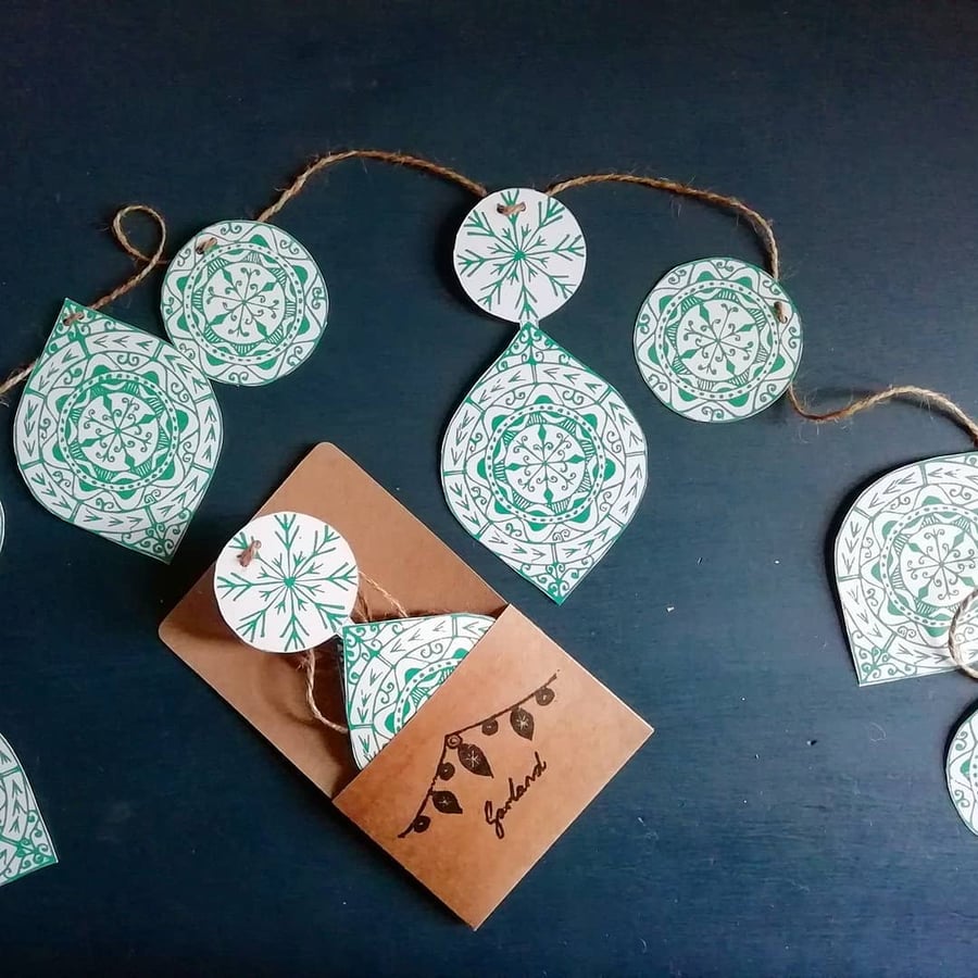 Christmas Garland in Green