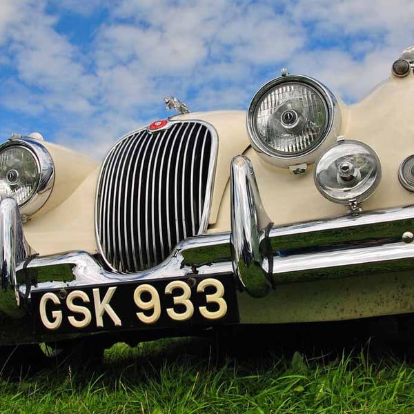 Jaguar Classic Motor Car Photograph Print