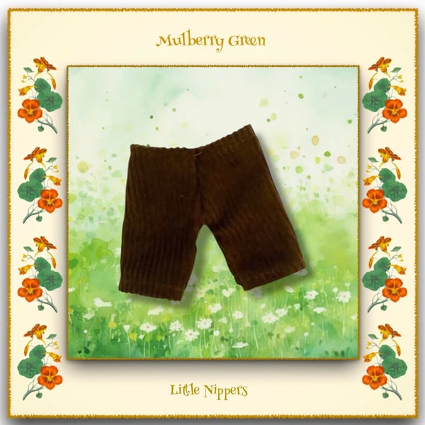 Little Nippers Chocolate Brown Corduroy Trousers