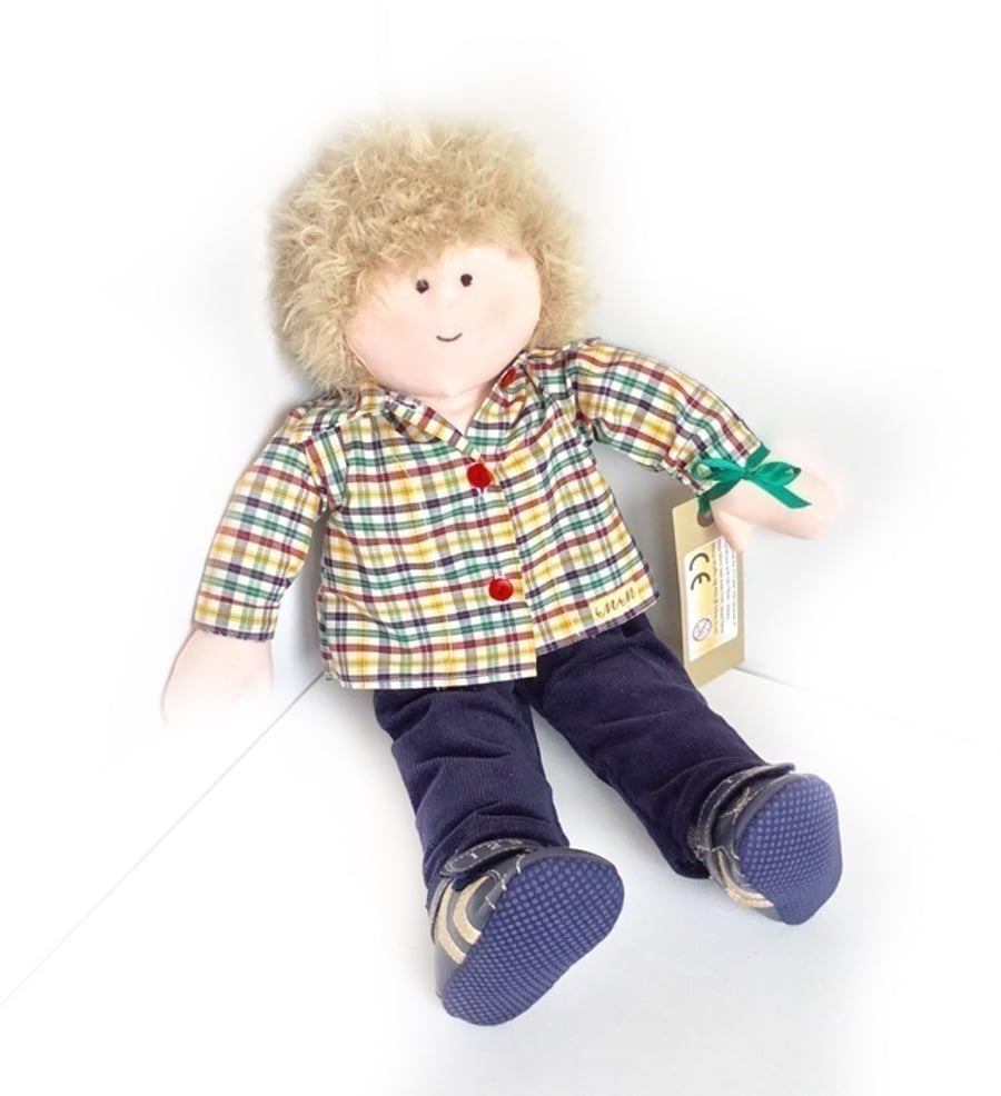 Final reduction - Alfie - 50cm boy doll