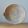 Rainbow Coiled Rope Bowl 