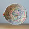 Rainbow Coiled Rope Bowl 