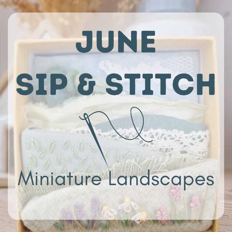 Sip & Stitch JUNE – Creative Workshop at Granello Lounge