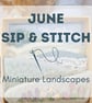 Sip & Stitch JUNE – Creative Workshop at Granello Lounge - Image 1