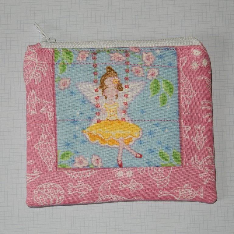 Purse for child fairy and fairy tale castle