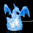Ice and Light Dragon LampFantasy Ice Dragon LED Table Lamp with Remote Control