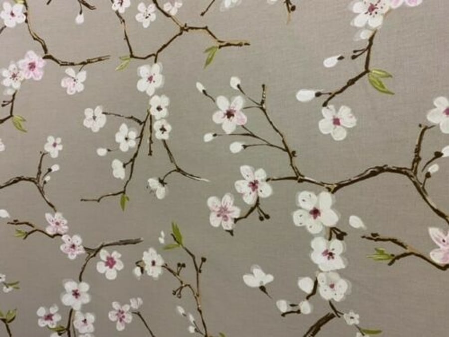 Cherry Blossom Tablecloth . Cotton . 100 to 500cm 