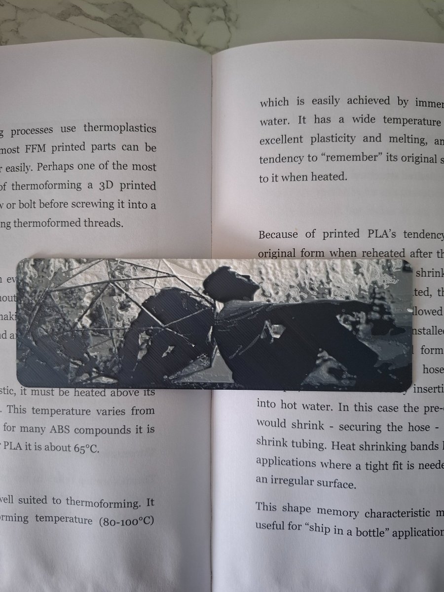 Project Hail Mary inspired 3D HueForge Bookmark - Durable Plastic 