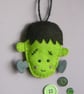 Craft kit, sewing kit, Make a cute Frankenstein decoration - Image 5