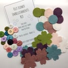 Felt Flower Embellishments Kit