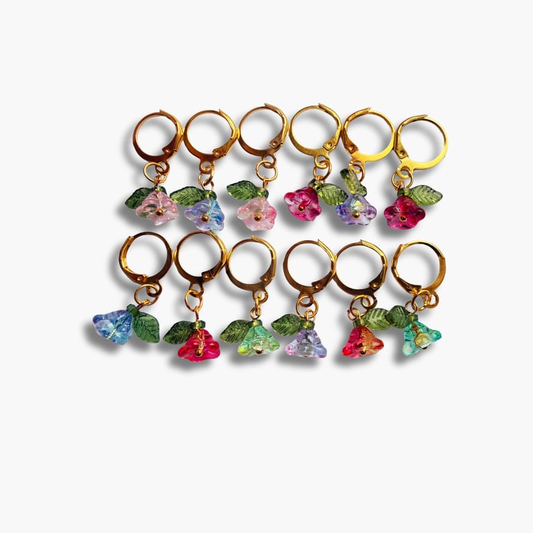 Set of Stitch Markers - Flower trio